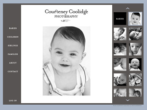 Coolidge Photography website redesign screenshot