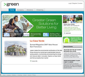 Greater Than Green website screenshot Greater Than Green website screenshot
